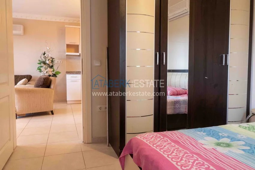 Приобрести Квартира в Авсалларе с мебелью видом на море в таунхаусе 18 