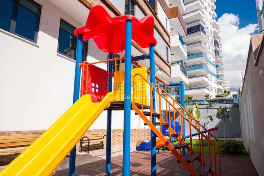 Квартира в Махмутларе с мебелью в молодом жилом комплексе 16 