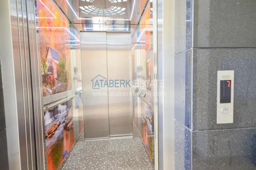 Квартира в Махмутларе новая с отдельной кухней открытым видом на море  16 