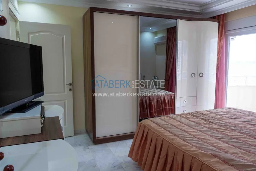 Приобрести Квартира в Махмутларе с мебелью прямым видом на море в комплексе на первой линии 30 