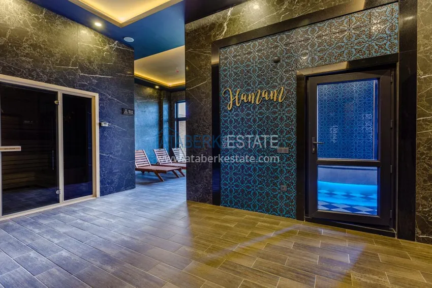 Квартира в Оба с мебелью видом на горы в новом комплексе 16 