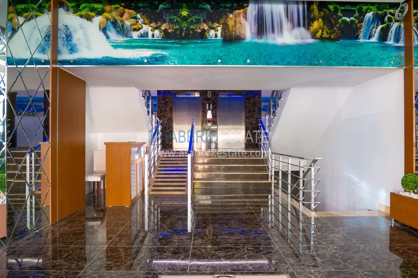 Квартира в Махмутларе с мебелью в современном жилом комплексе 18 