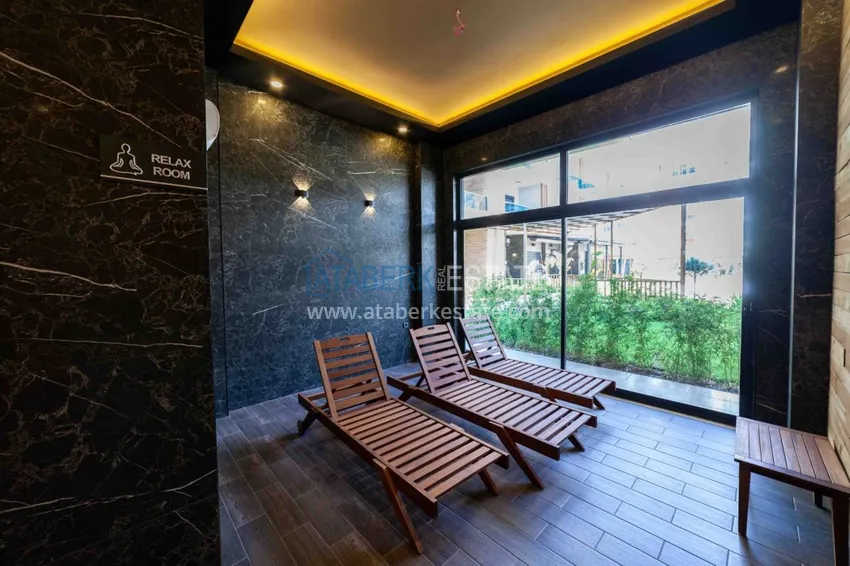 Квартира в Оба с мебелью видом на горы в новом комплексе 17 