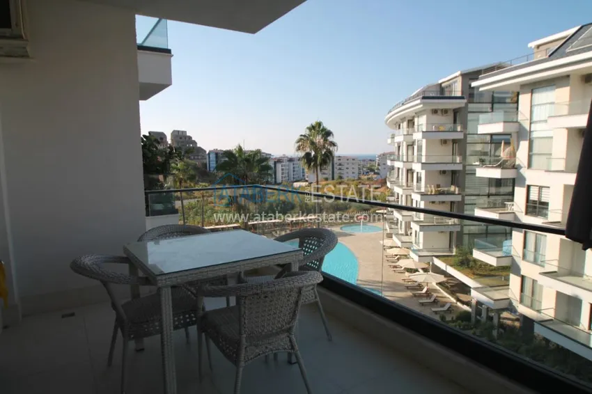 Приобрести Квартира в Кестеле с мебелью и частичным видом на море в комфортабельном комплексе 16 