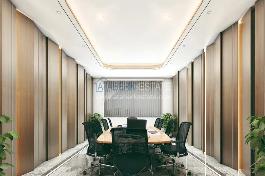 Квартира в центре Алании в строящемся комплексе 15 