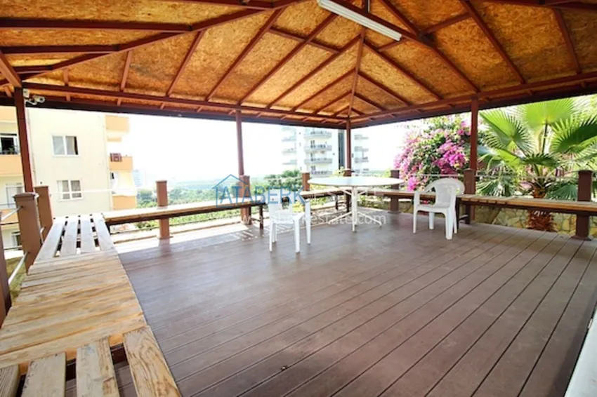 Квартира в Махмутларе с мебелью и открытым видом на море и горы 16 