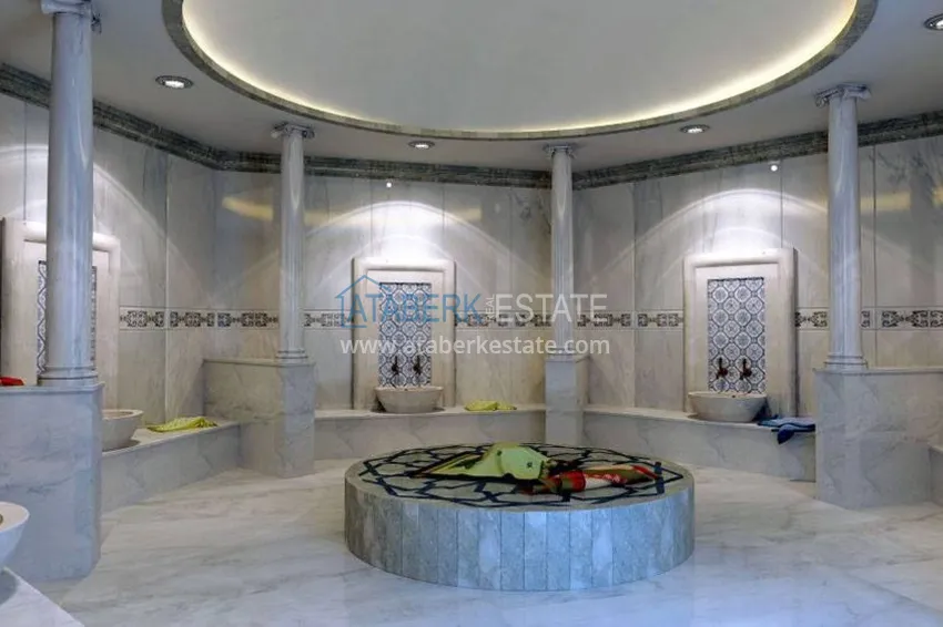 Квартира в Кестеле с мебелью и частичным видом на море в комфортабельном комплексе 18 