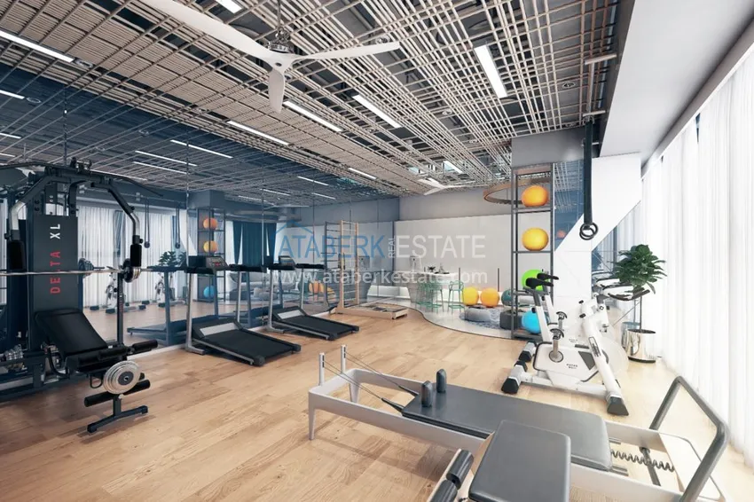 Квартира в центре Алании в строящемся комплексе 16 