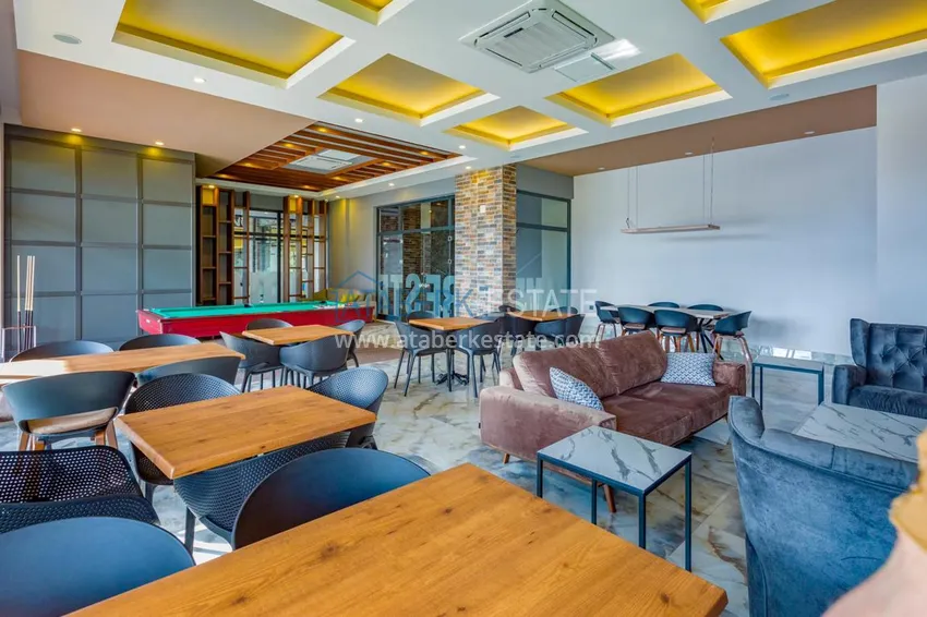 Квартира в Оба с мебелью видом на горы в новом комплексе 19 