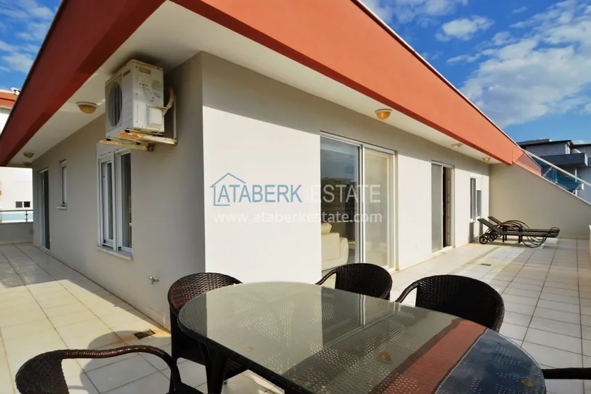 Приобрести Дуплекс-пентхаус в Махмутларе с мебелью, видом на море в благоустроенном комплексе  18 