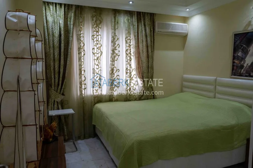 Приобрести Квартира в Махмутларе с мебелью прямым видом на море в комплексе на первой линии 38 