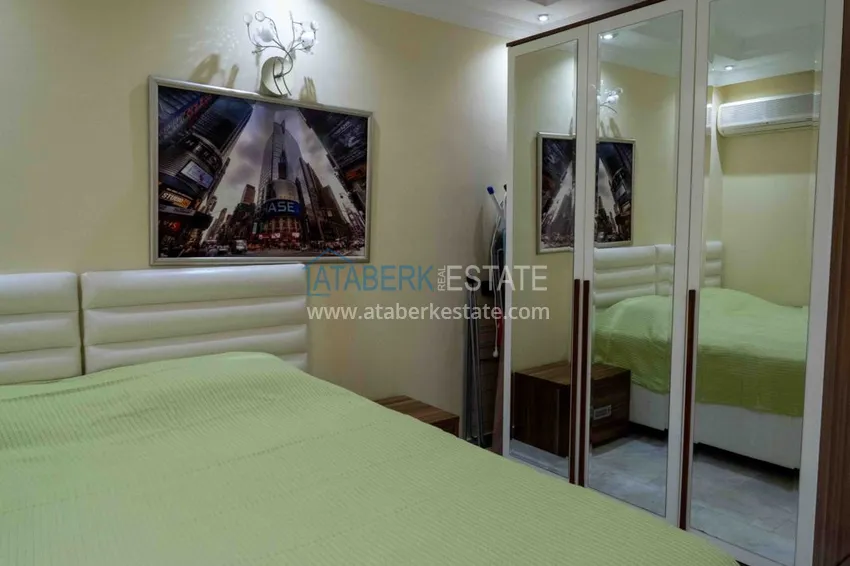 Приобрести Квартира в Махмутларе с мебелью прямым видом на море в комплексе на первой линии 39 