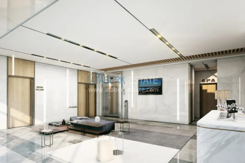 Квартира в центре Алании в строящемся комплексе 18 