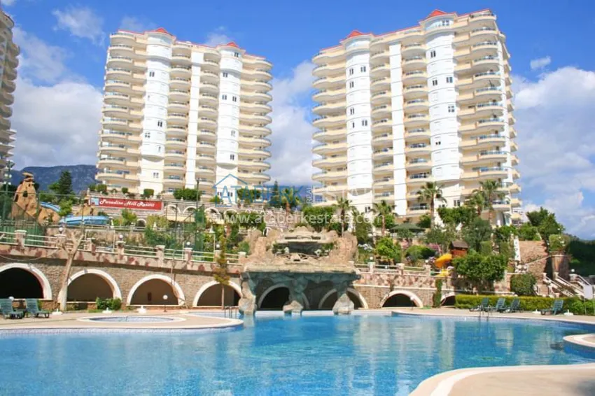 Квартира в Махмутларе с мебелью, открытым видом на море и горы 1 