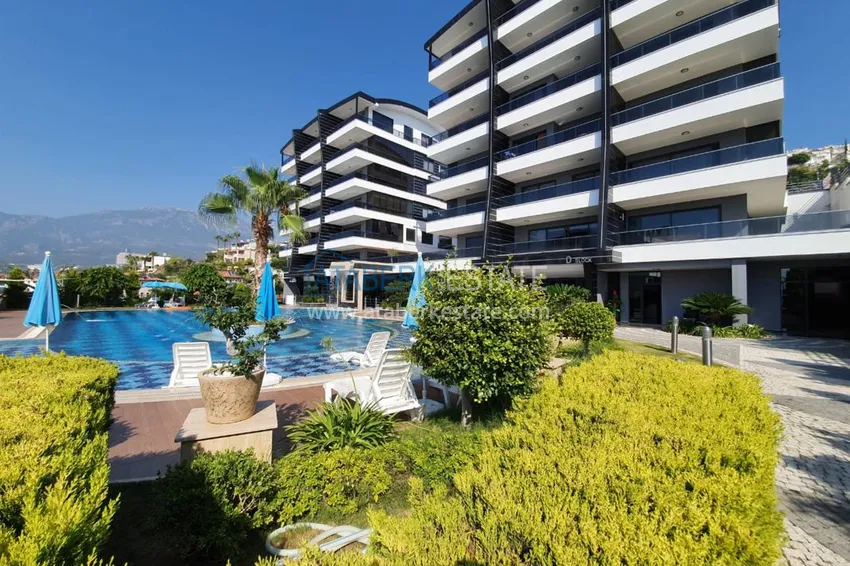 Квартира в Каргыджаке с мебелью видом на море в комплексе премиум-класса  1 