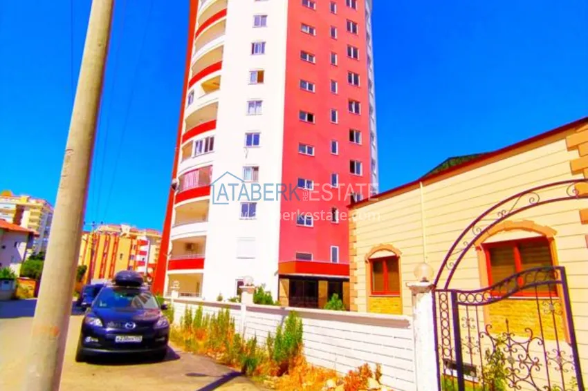 Квартира в Махмутларе с мебелью отдельной кухней и видом на море  2 