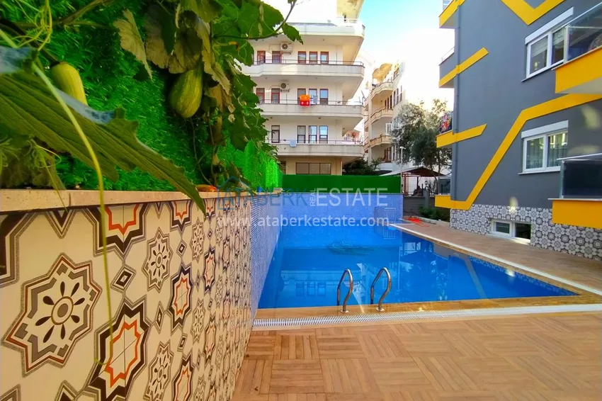 Квартира в Махмутларе с новой мебелью в молодом комплексе недалеко от моря 1 