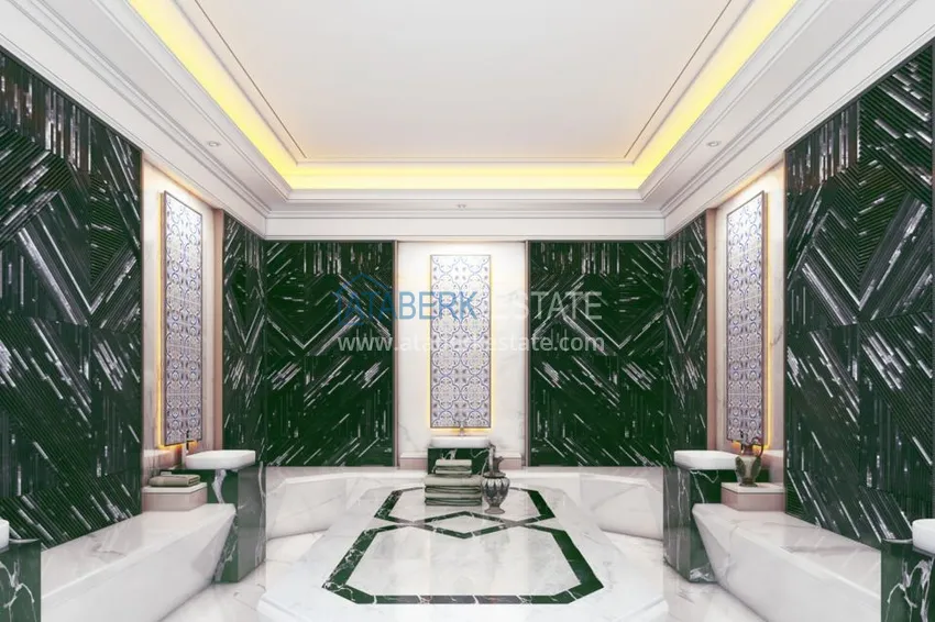 Квартира в центре Алании в строящемся комплексе 19 