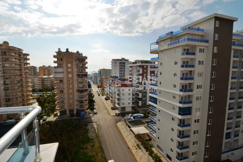 Приобрести Дуплекс-пентхаус в Махмутларе с мебелью, видом на море в благоустроенном комплексе  21 