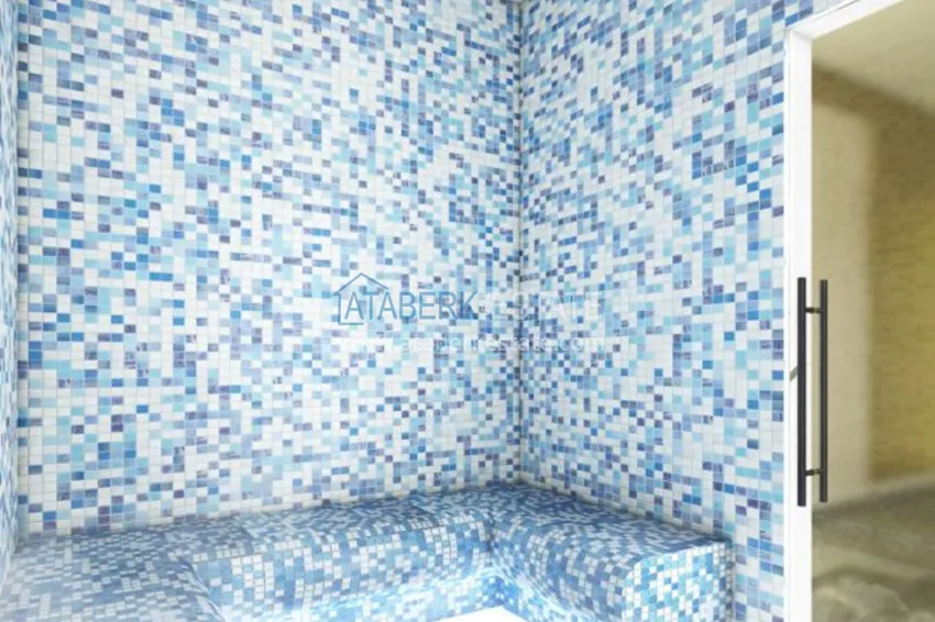 Квартира в центре Алании в строящемся комплексе 21 