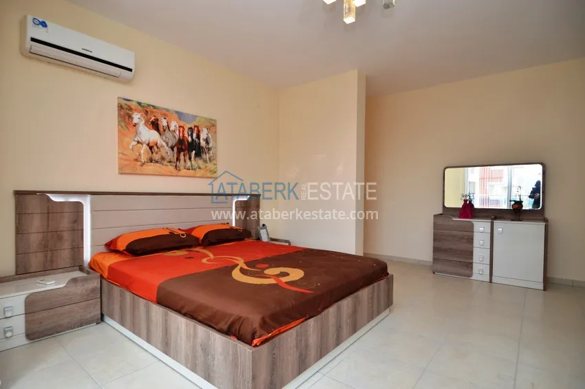 Приобрести Дуплекс-пентхаус в Махмутларе с мебелью, видом на море в благоустроенном комплексе  23 