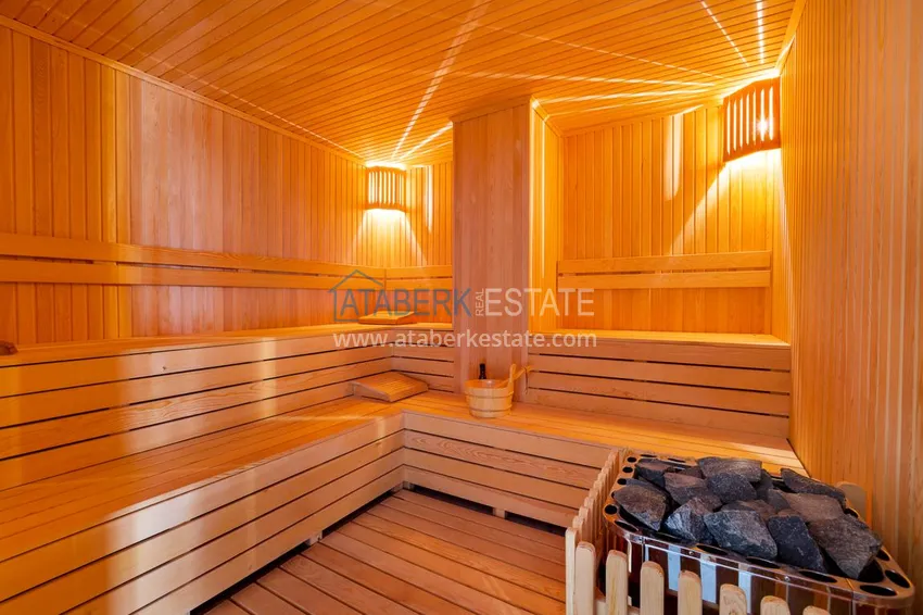 Квартира в Махмутларе с мебелью в жилом комплексе премиум класса 25 