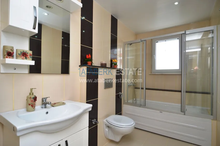 Приобрести Дуплекс-пентхаус в Махмутларе с мебелью, видом на море в благоустроенном комплексе  26 