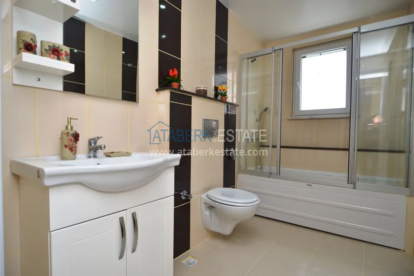 Приобрести Дуплекс-пентхаус в Махмутларе с мебелью, видом на море в благоустроенном комплексе  27 