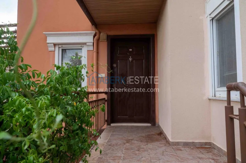 Квартира в Авсалларе с мебелью видом на море в таунхаусе 4 