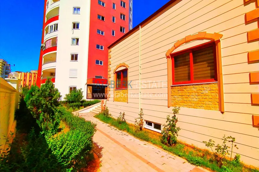 Квартира в Махмутларе с мебелью отдельной кухней и видом на море  4 