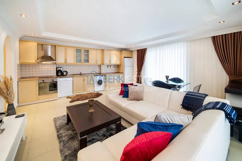 Приобрести  Квартира в Махмутлар в центре с мебелью и видом на море  4 