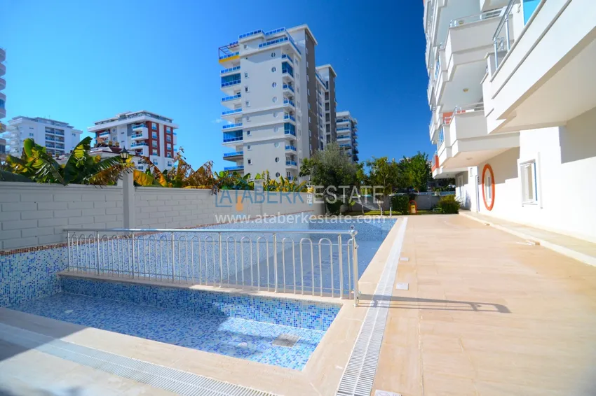 Дуплекс-пентхаус в Махмутларе с мебелью, видом на море в благоустроенном комплексе  3 