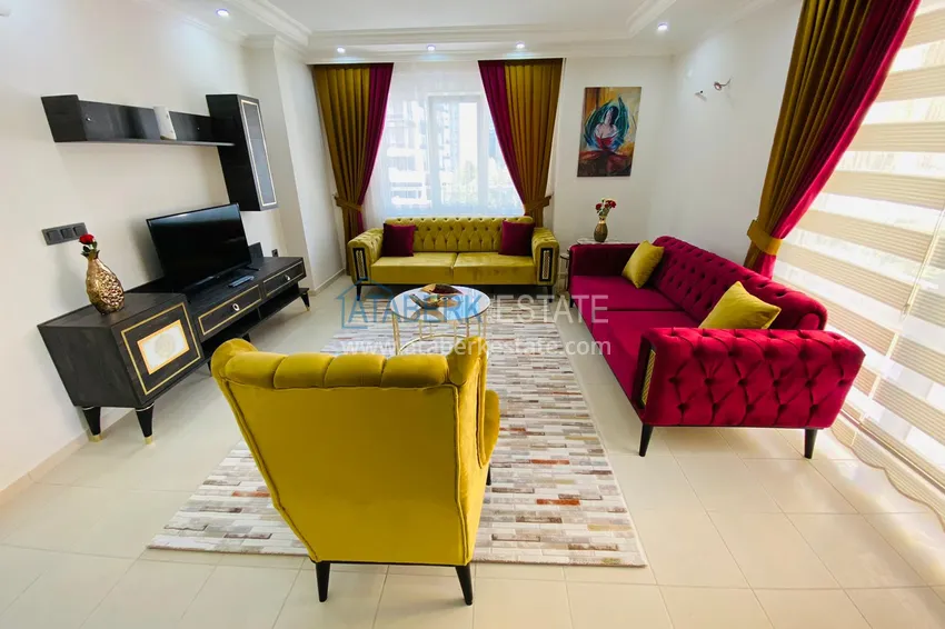 Приобрести Квартира в Махмутларе с мебелью - центр района рядом с морем  4 