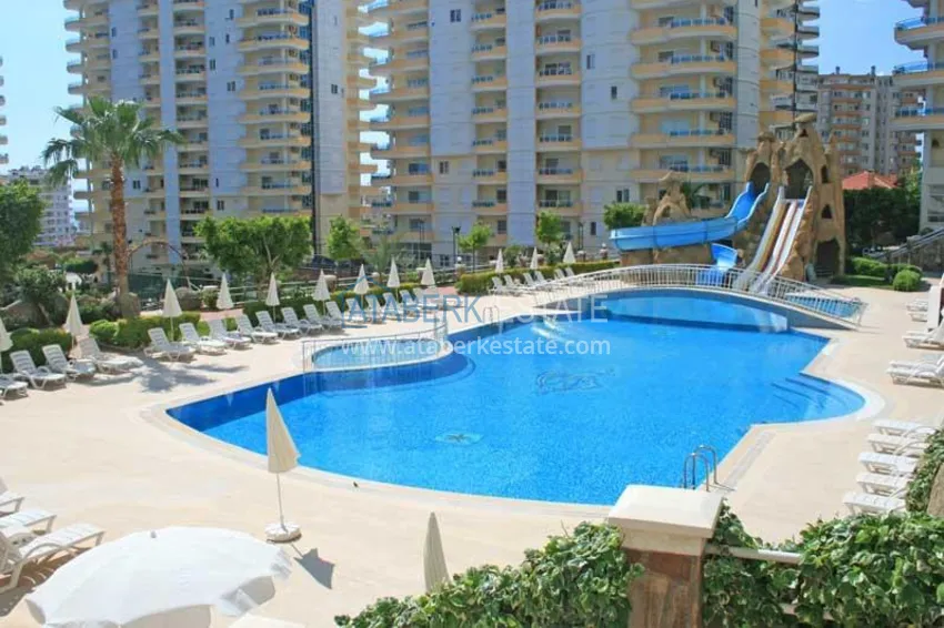 Квартира в Махмутларе с мебелью, открытым видом на море и горы 6 