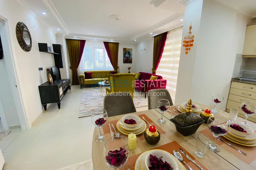 Приобрести Квартира в Махмутларе с мебелью - центр района рядом с морем  5 