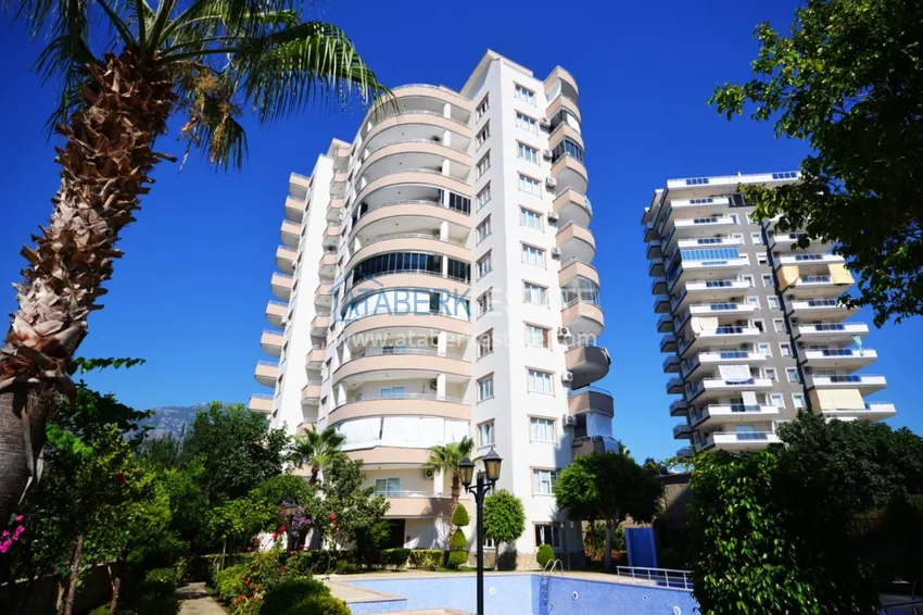 Квартира в Махмутларе с мебелью и открытым видом на море и горы 5 