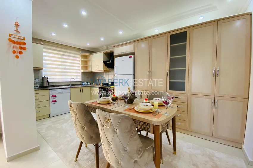 Квартира в Махмутларе с мебелью - центр района рядом с морем  2 