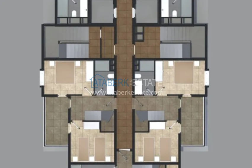 Приобрести Квартиры в Авсалларе с чистовой отделкой в новом комплексе 9 