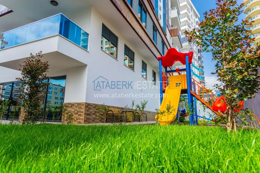 Квартира в Махмутларе с мебелью в современном жилом комплексе 8 