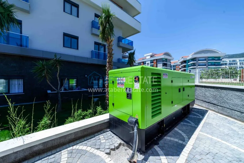 Квартира в Оба с мебелью видом на горы в новом комплексе 6 