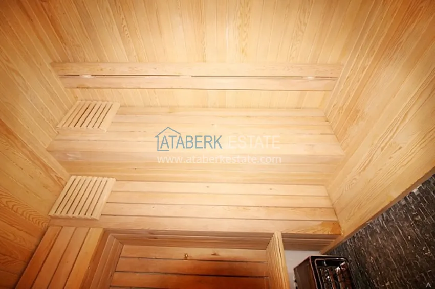 Квартира в Махмутларе с мебелью, видом на море и горы в жилом комплексе 11 