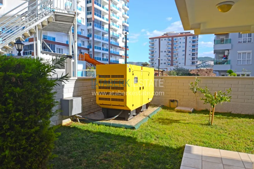 Дуплекс-пентхаус в Махмутларе с мебелью, видом на море в благоустроенном комплексе  6 