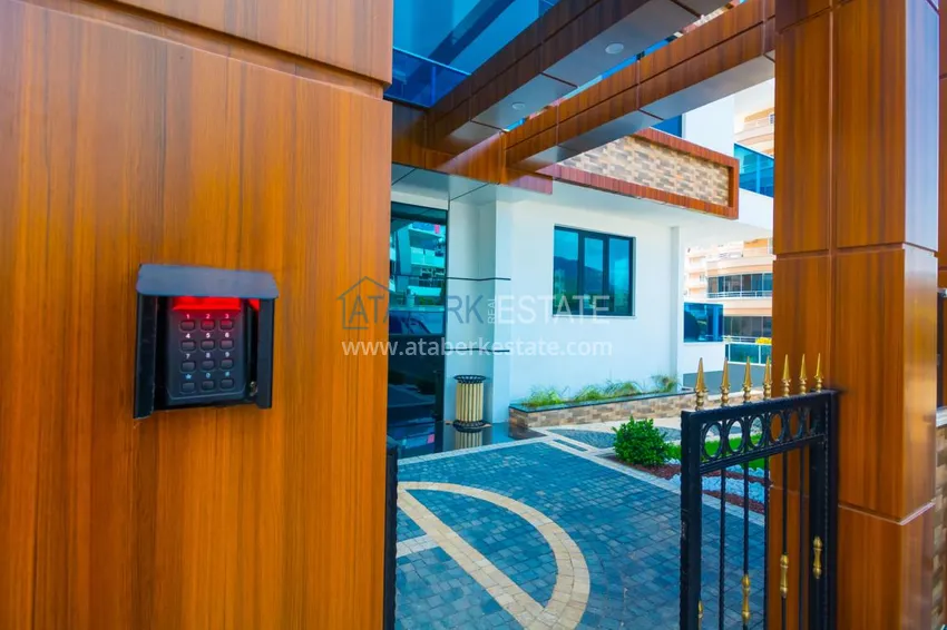 Квартира в Махмутларе с мебелью в современном жилом комплексе 9 