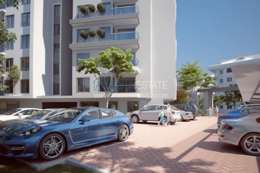 Квартира в центре Алании в строящемся комплексе 8 