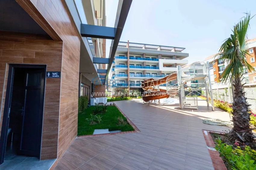 Квартира в Оба с мебелью видом на горы в новом комплексе 7 