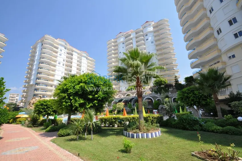 Квартира в Махмутларе с мебелью, открытым видом на море и горы 11 