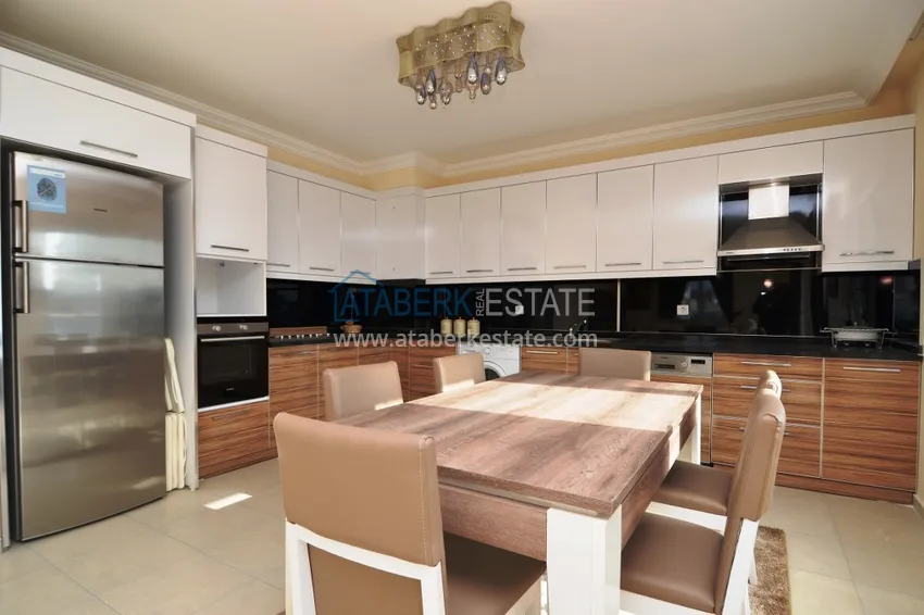 Приобрести Дуплекс-пентхаус в Махмутларе с мебелью, видом на море в благоустроенном комплексе  9 