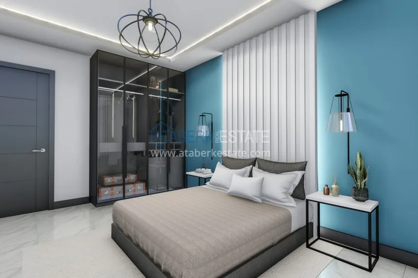 Приобрести Пентхаусы и квартиры в Махмутларе. Новый проект бутик-комплекса 6 