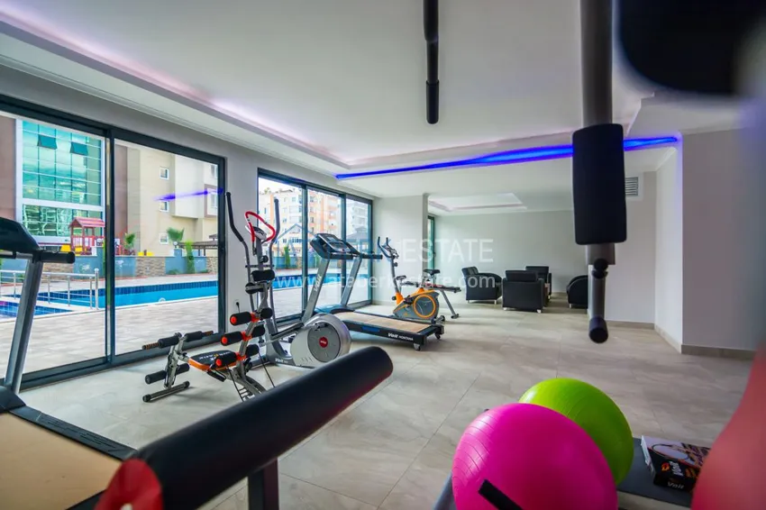 Квартира в Махмутларе с мебелью в молодом жилом комплексе 26 