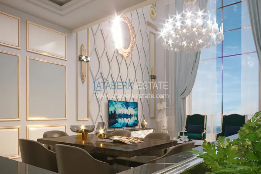 Приобрести Квартиры в Авсалларе с видом на море по ценам от застройщика 14